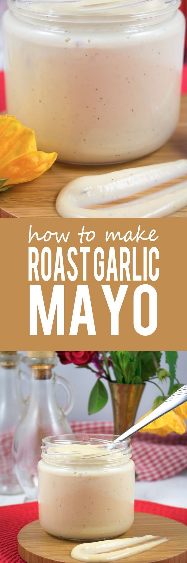 How To Make Roast Garlic Mayo – The BEST garlic mayo that tastes 100x better than store bought! Super