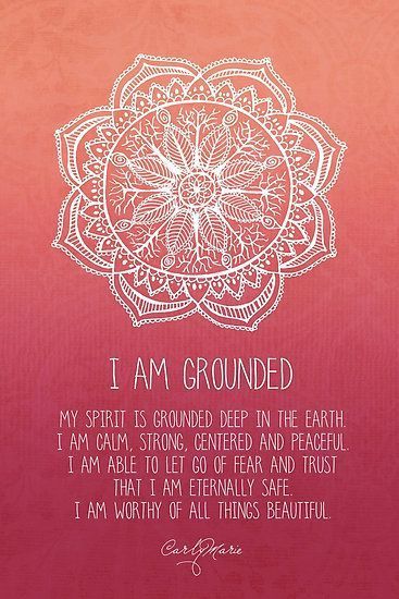 I Am Grounded – Root Chakra by CarlyMarie (scheduled via www.tailwindapp.com)