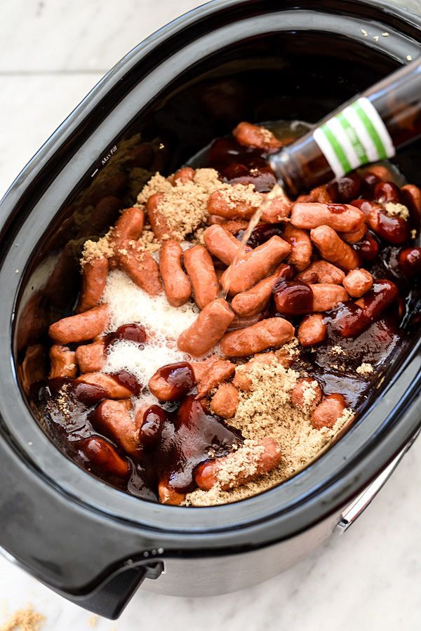 I get asked for this Slow Cooker Little Smokies every year, it’s everyone’s game day favorite | foodie