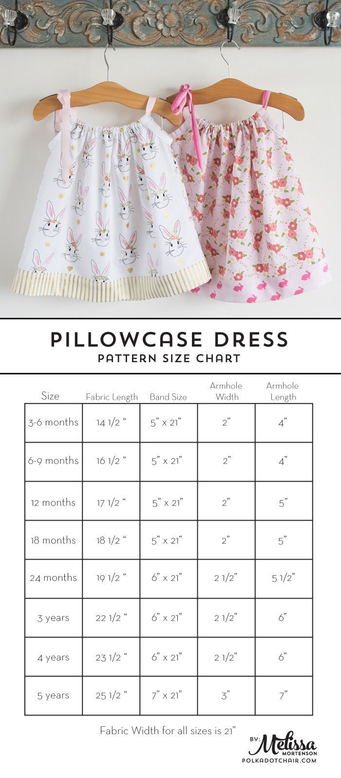 Learn how to sew a pillow case dress with this Pillowcase Dress Tutorial. Includes full instructions a
