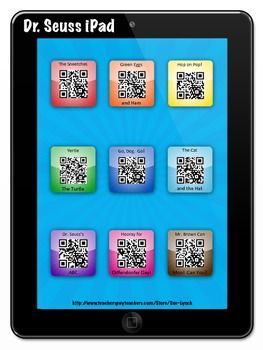 Listen to Reading in a fun and engaging way!  Students scan a QR Code and a Dr. Seuss book/story is re