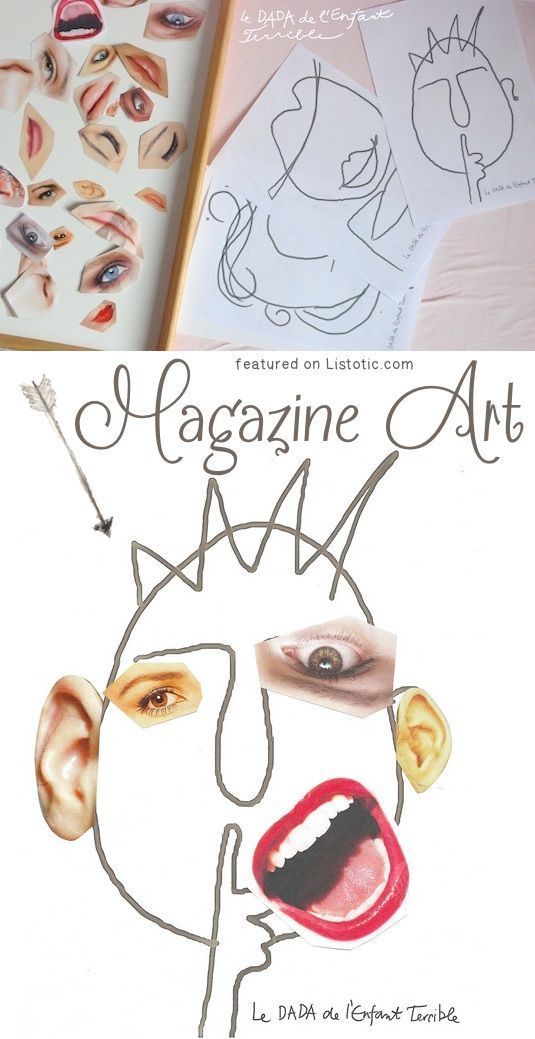 Magazine Art — 29 creative activities for kids that adults will actually enjoy doing, too!