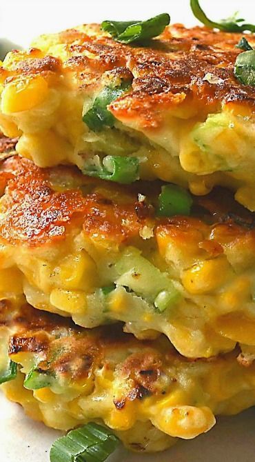Mexican Corn Cakes with Jalapeno & Lime (Southern recipe) ~ Golden-brown, light and fluffy. They&#
