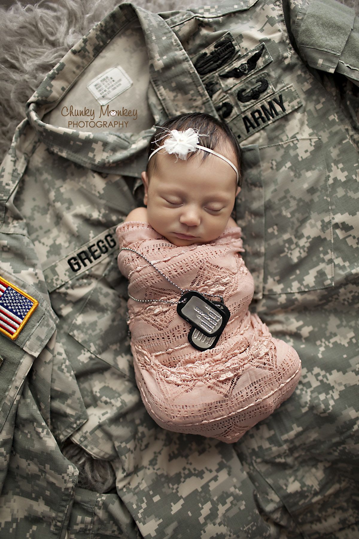 Military Baby Chunky Monkey Photography Fort Worth Newborn Photographer Saginaw Newborn Photographer w