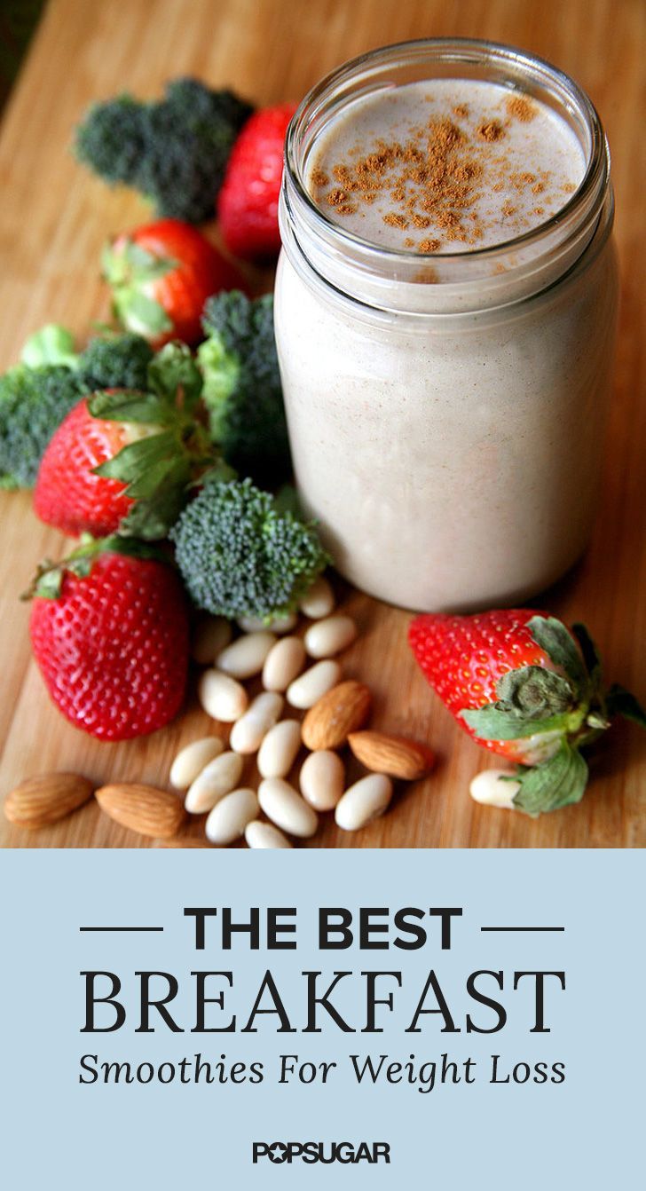 One of these breakfast smoothies every day = weight-loss success! Start blending and start seeing resu