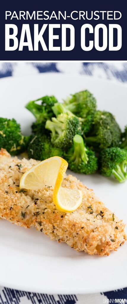 Parmesan Crusted Baked Cod For a low-carb, high-protein meal, this Parmesan Crusted Baked Cod is the p