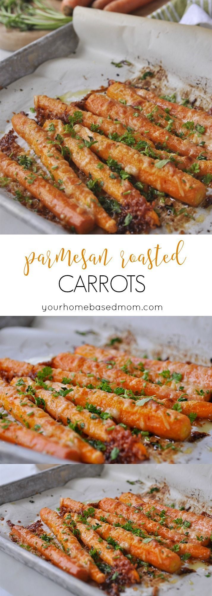 Parmesan Roasted Carrots – Parmesan Roasted Carrots – the perfect way to get your family to eat their