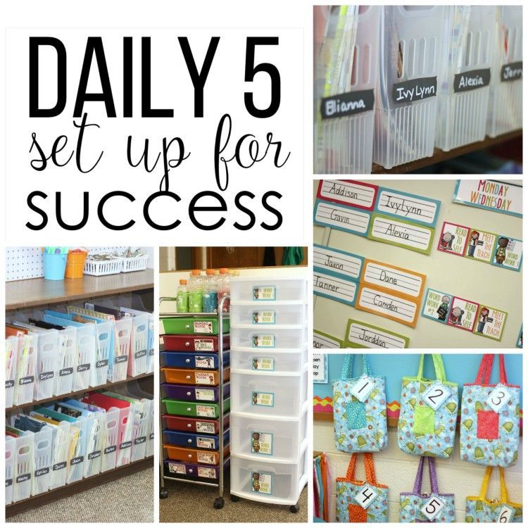 Setting Up For A Successful Year Of Daily 5 -Tips, organization and ideas to start slow to go far.