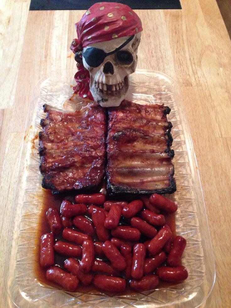 Skeleton rib and guts – Click Pic for 20 Healthy Halloween Snack Ideas for Kids