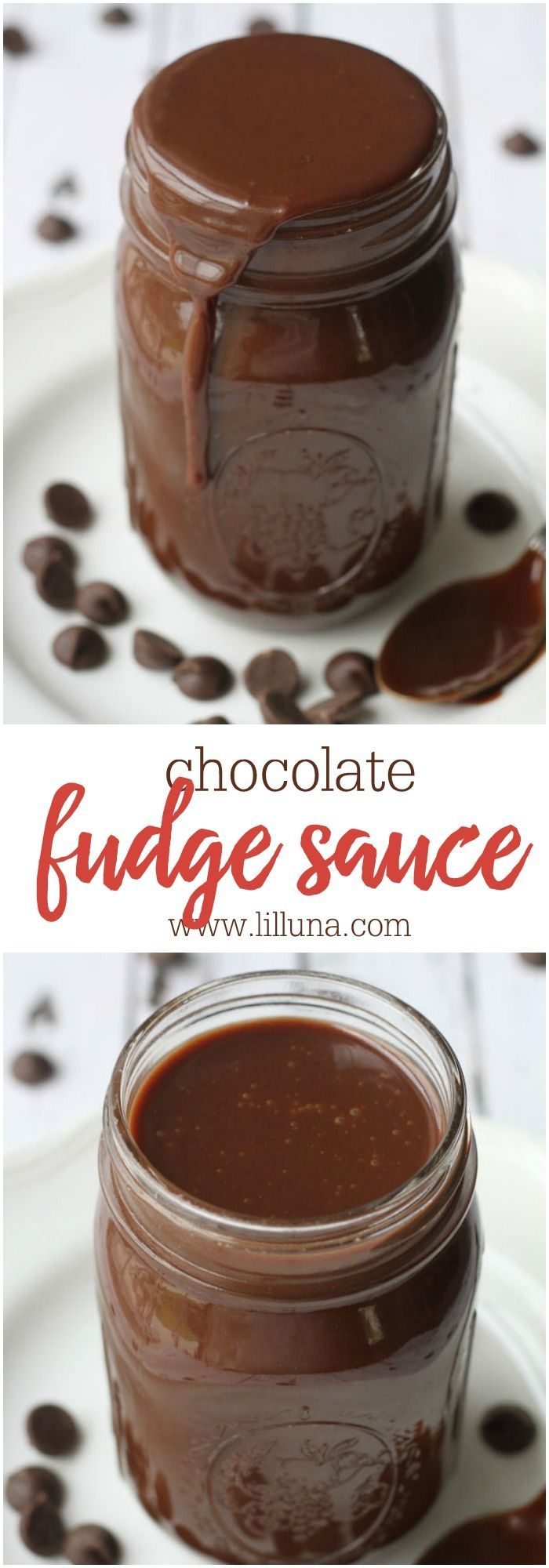 The BEST Homemade Chocolate Fudge Sauce – great on any dessert and especially ice cream!