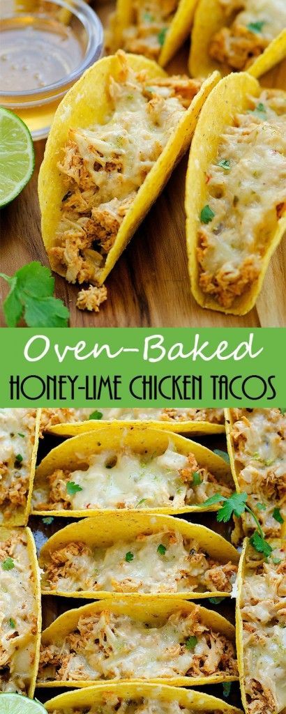 The most flavorful chicken loaded up in crunchy tortilla shells then baked!