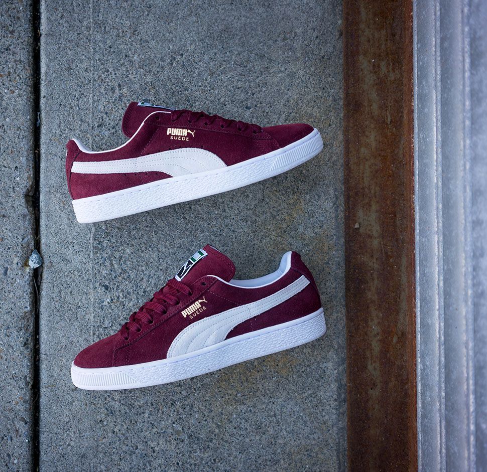 This Burgundy Colorway Of The PUMA Suede Classic Is Flawless • KicksOnFire.com