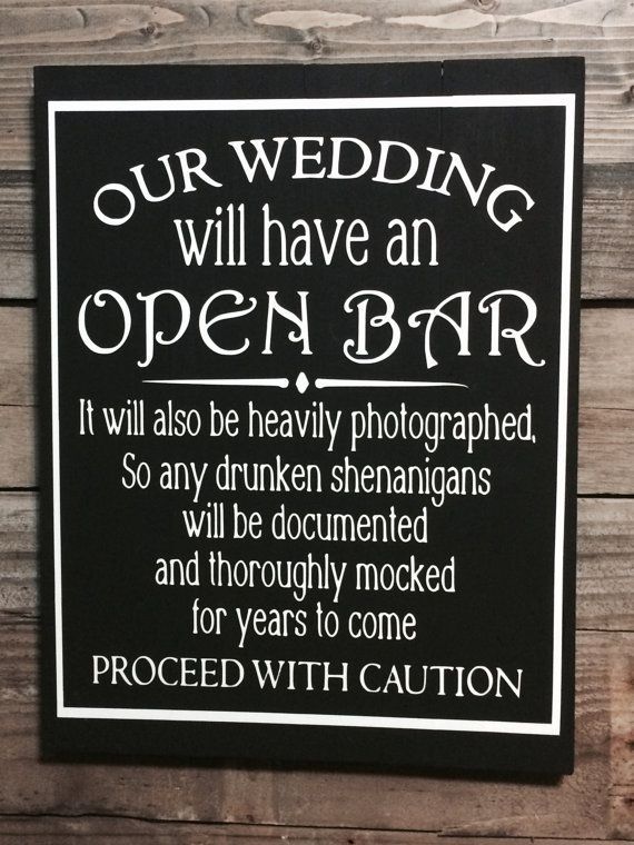 This Drunken Shenanigans wedding artwork is made to order and absolutely perfect for any wedding recep