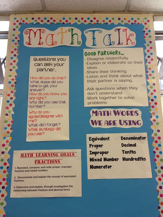 To help students establish a math community. This is essential for our three part math lessons.