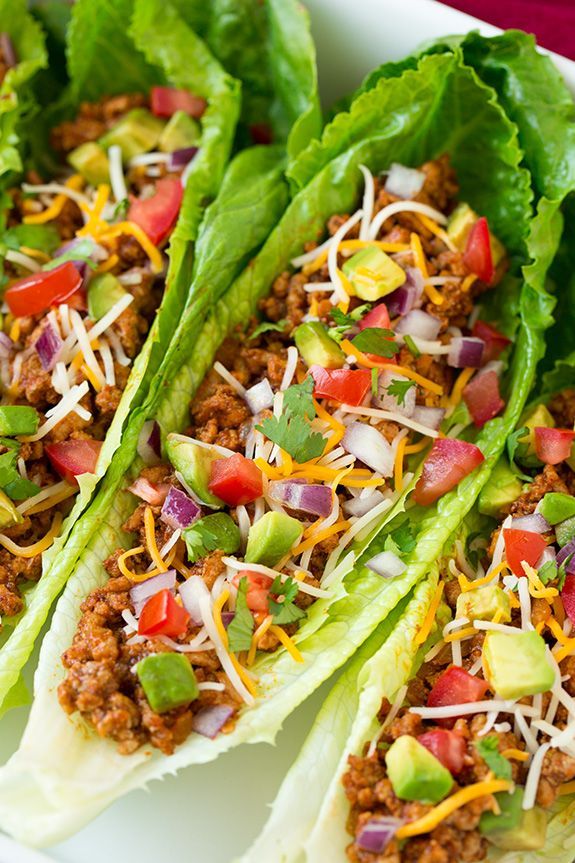 Turkey Taco Lettuce Wraps – these are seriously delicious!! We liked them just as much as the classic