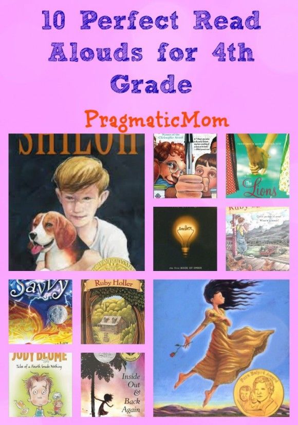 What are your favorite books for 4th grade? Here are mine.10 Perfect Read Alouds for 4th Grade :: Prag