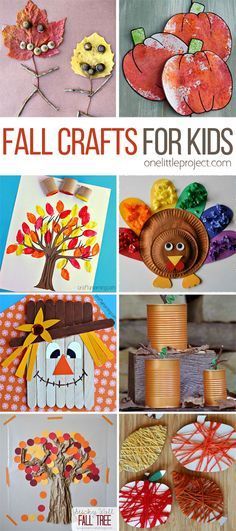 48 Awesome Fall Crafts for Kids