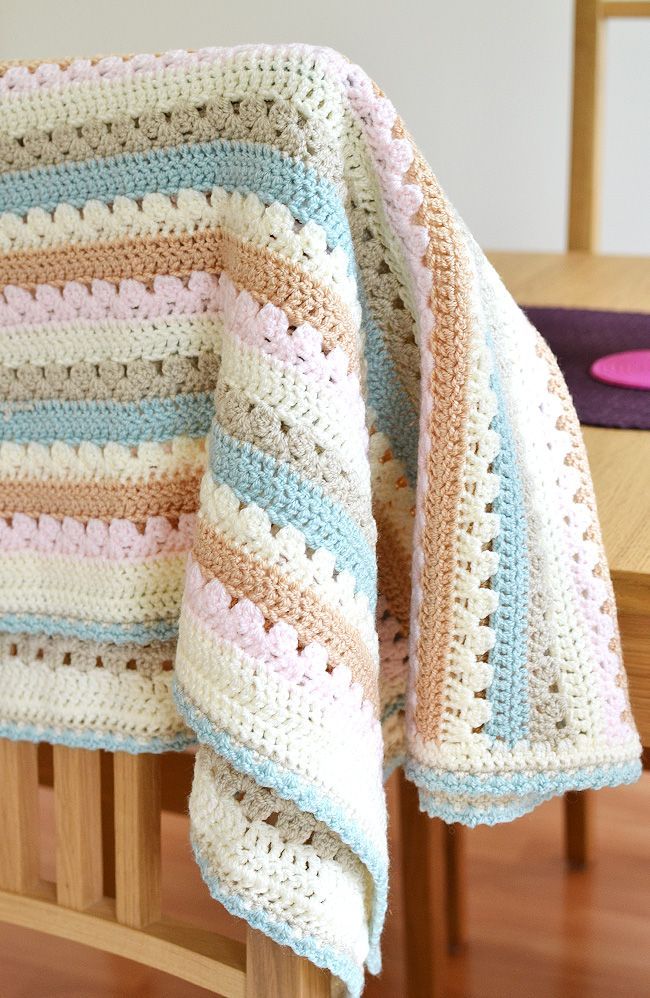 A look at how I made Attic 24s cosy stripe blanket, adapating it to make for…