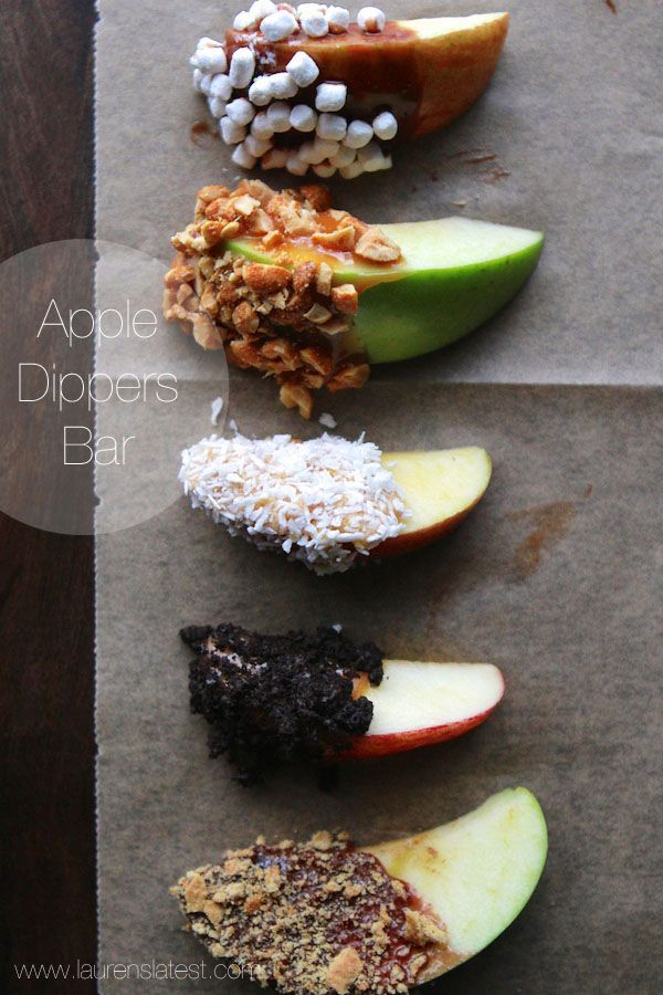 Apple dippers bar – Im totally going to do this!