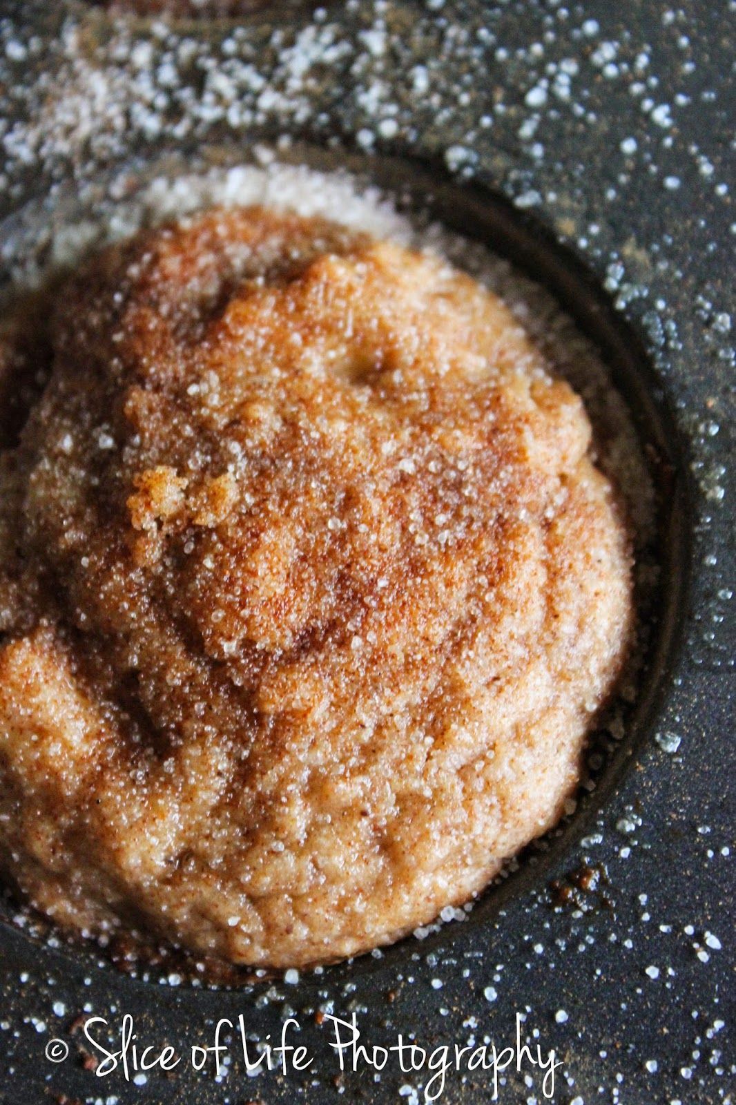 Apple Donut Muffins on A Spoonful of Goodness Blog