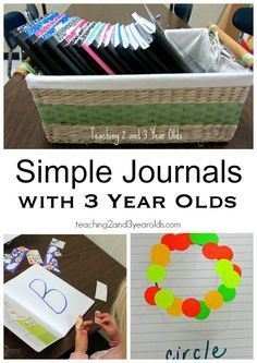 Are you wondering how to do journals with 3 year olds? We keep it real simple, with lots of fine motor