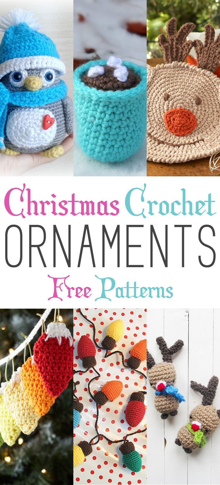 Christmas Crochet Ornaments with Free Patterns – The Cottage Market