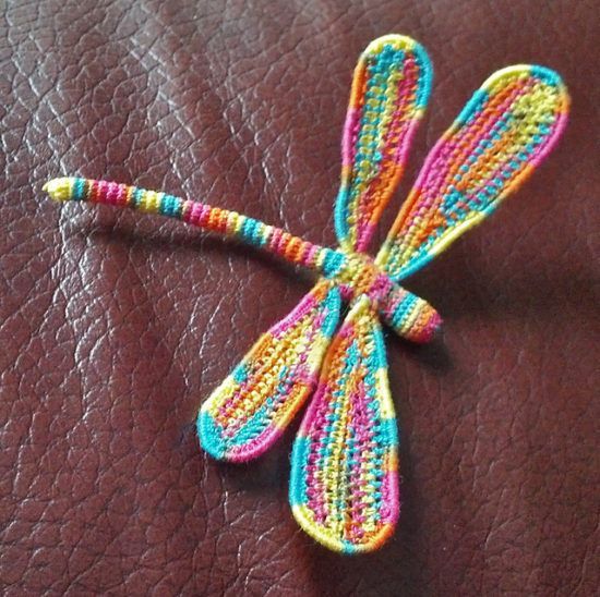 Crochet Dragonfly Free Pattern