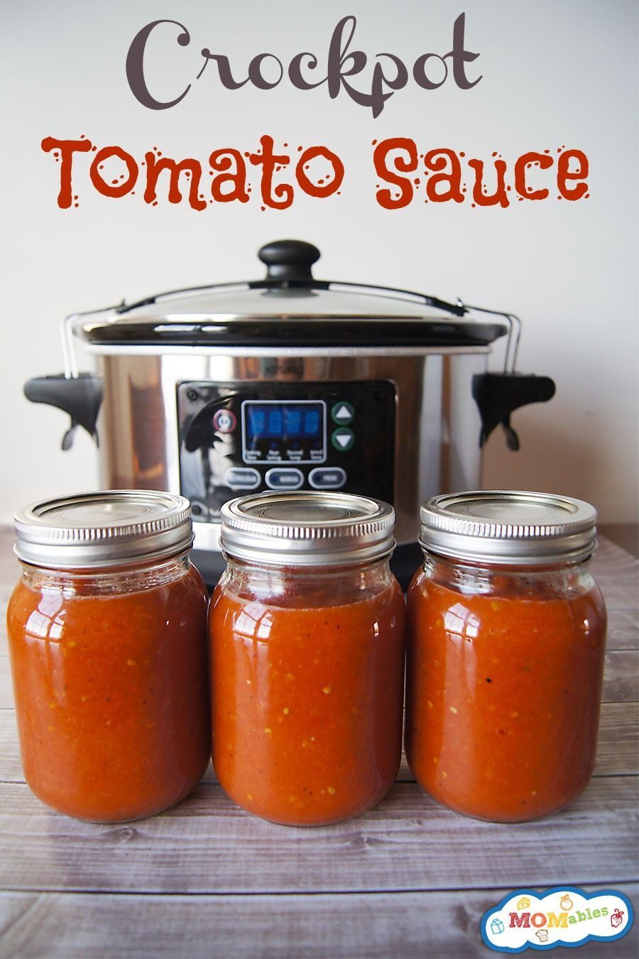Definitely going to make this next weekend – Crock Pot Tomato Sauce