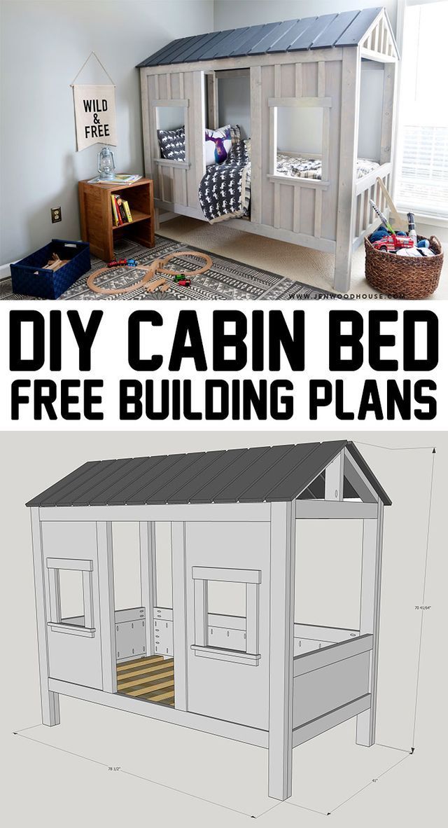 DIY Cabin Bed | The House of Wood | Bloglovin’