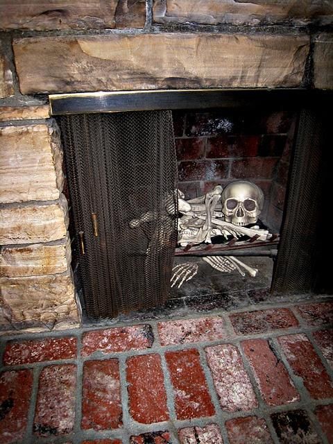 Gonna have to find a good skeleton to go in our fire place. This is awesome -sara