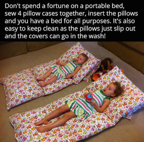 Have extra pillows that are taking up space and sheets that you dont use anymore? Consider doing
