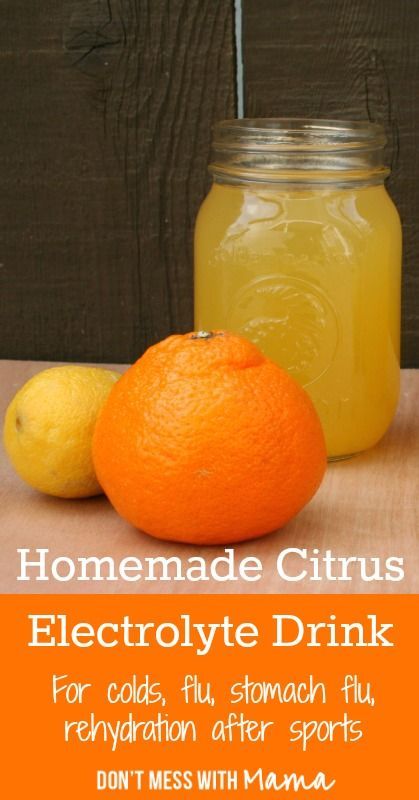 Homemade Citrus Electrolyte Drink for Colds, Flu, Stomach Flu, Rehydration After Sports – DontMesswith