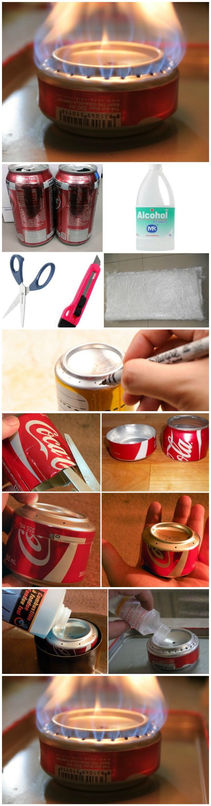 How To Build a Coke Can Stove for Hiking and Camping
