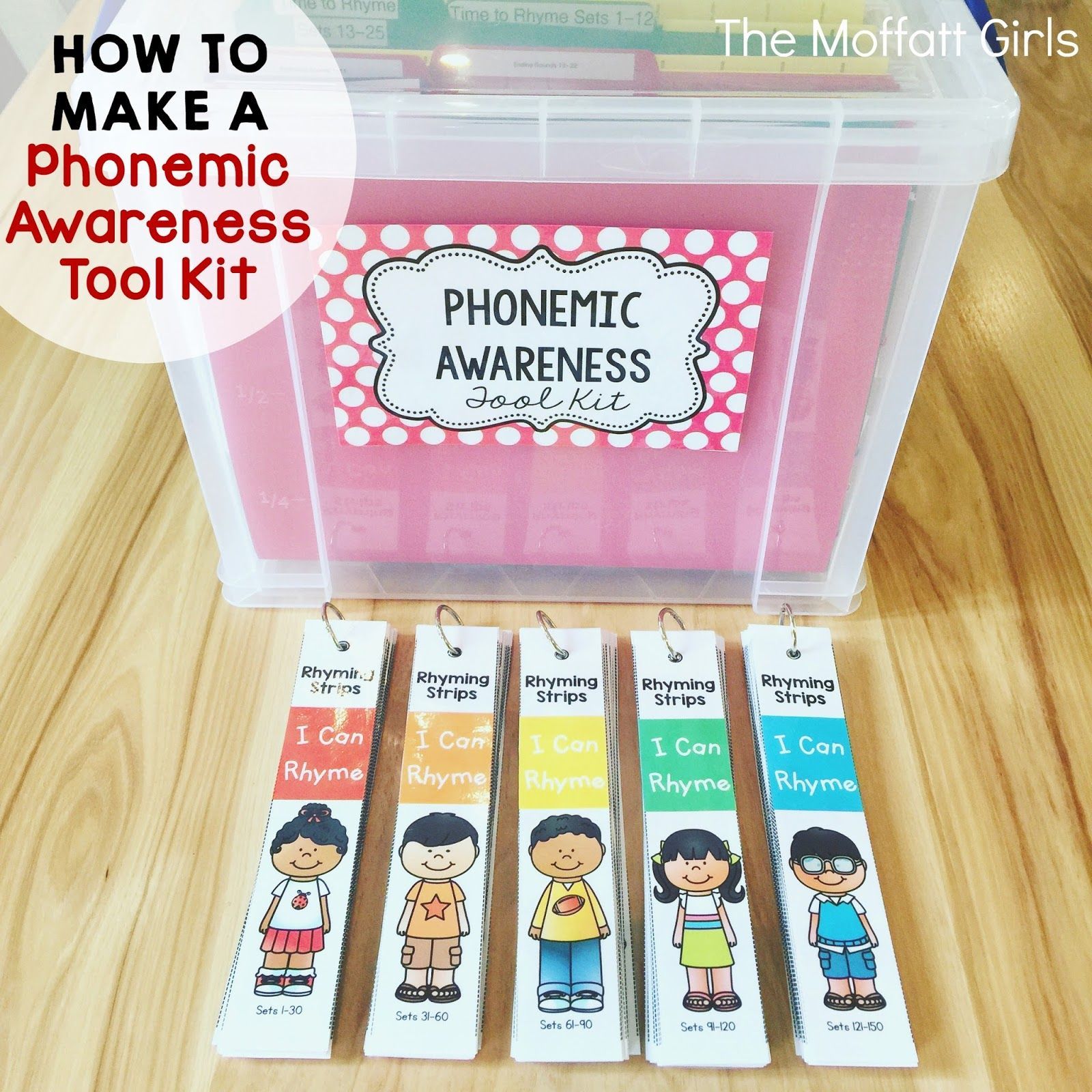 How to Make a Phonemic Awareness Tool Kit. Keeping materials organized is key for managing a successfu