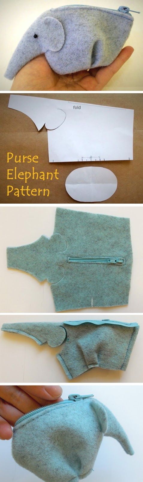 How to Sew Purse Elephant. Photo Sewing Tutorial…