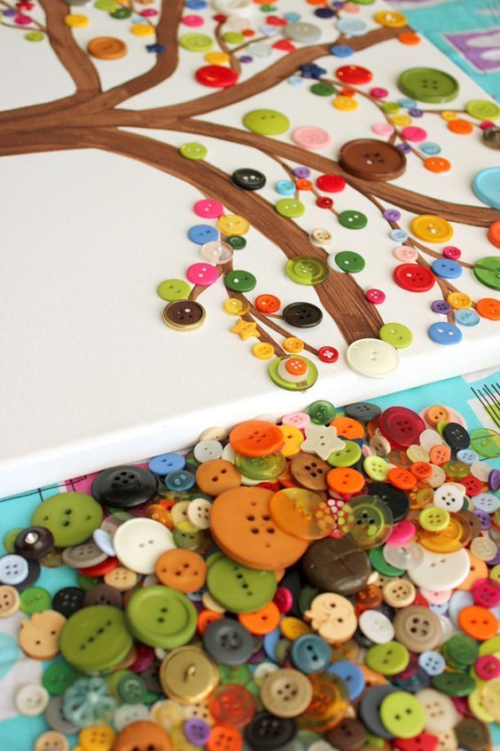 Kids Craft: Button Art