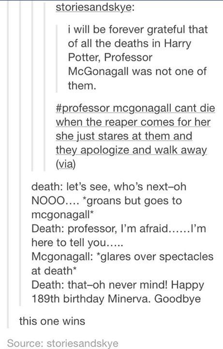 McGonagall is one of my favorite harry potter characters