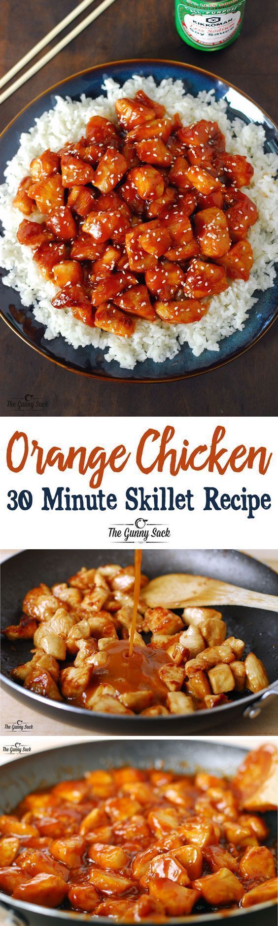 Orange Chicken 30 Minute Skillet Recipe: A easy dinner idea that is family friendl