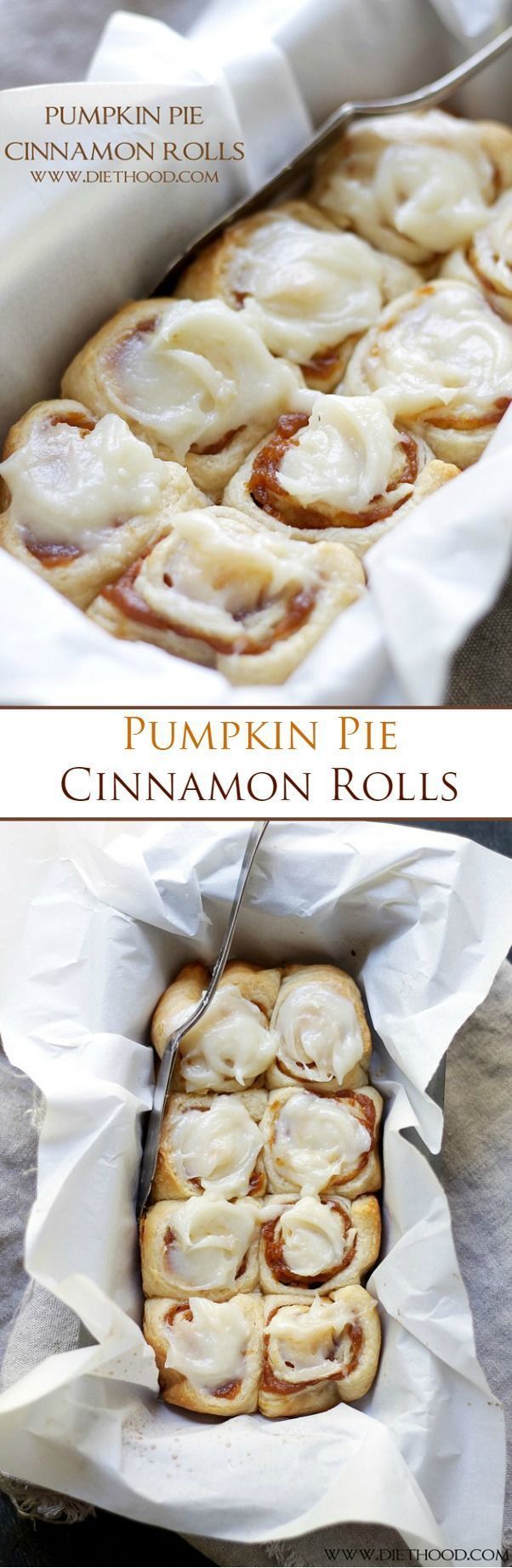 Pumpkin Pie Cinnamon Rolls