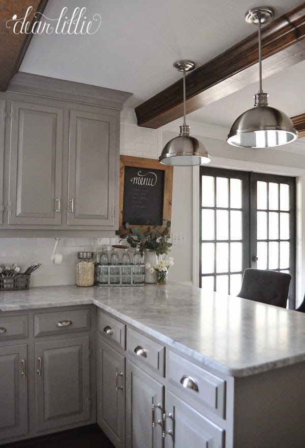 The Finishing Touches on Our Kitchen Makeover (Before and Afters)  by Dear Lillie