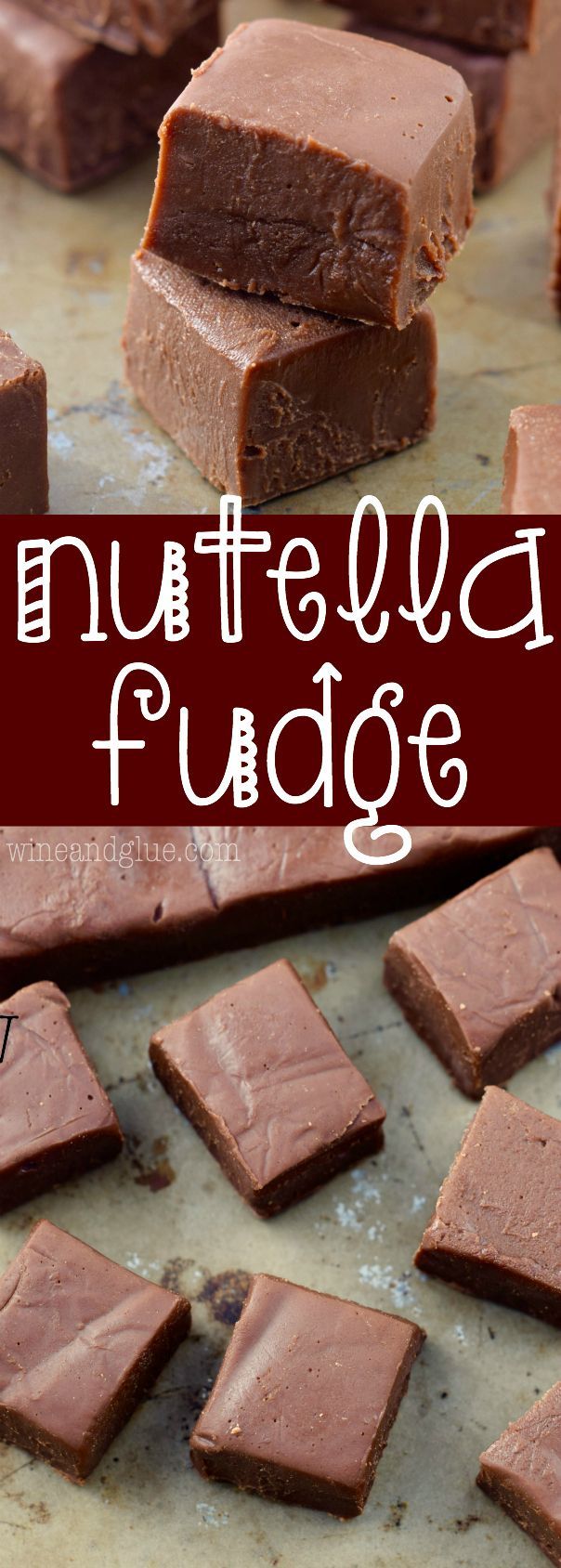 This Nutella Fudge is a SUPER fast recipe that your friends and family will ask for again and again!: