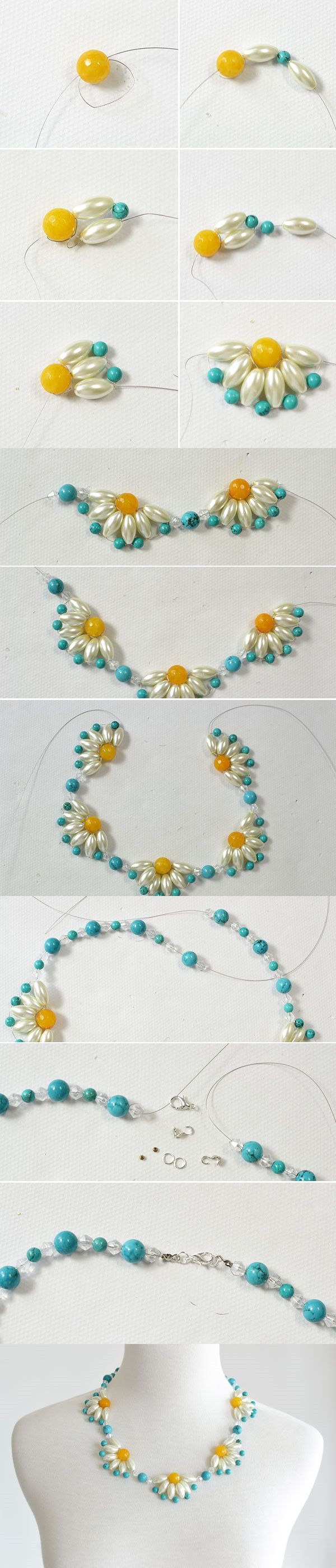 Tutorial – How to DIY a Flower Choker Necklace Step by Step from LC.Pandahall.com