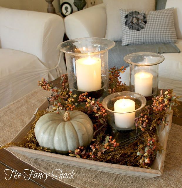 30 Pretty Candle Decoration Ideas for Thanksgiving