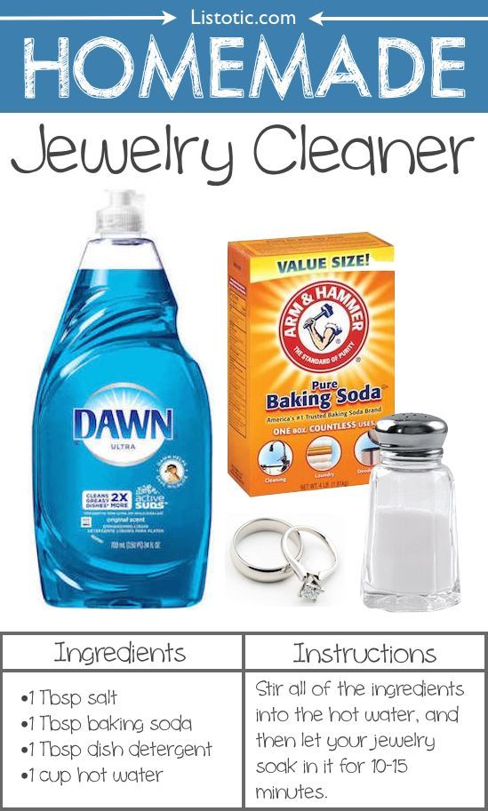 #6. Homemade Jewelry Cleaner — 22 Everyday Products You Can Easily Make From Home
