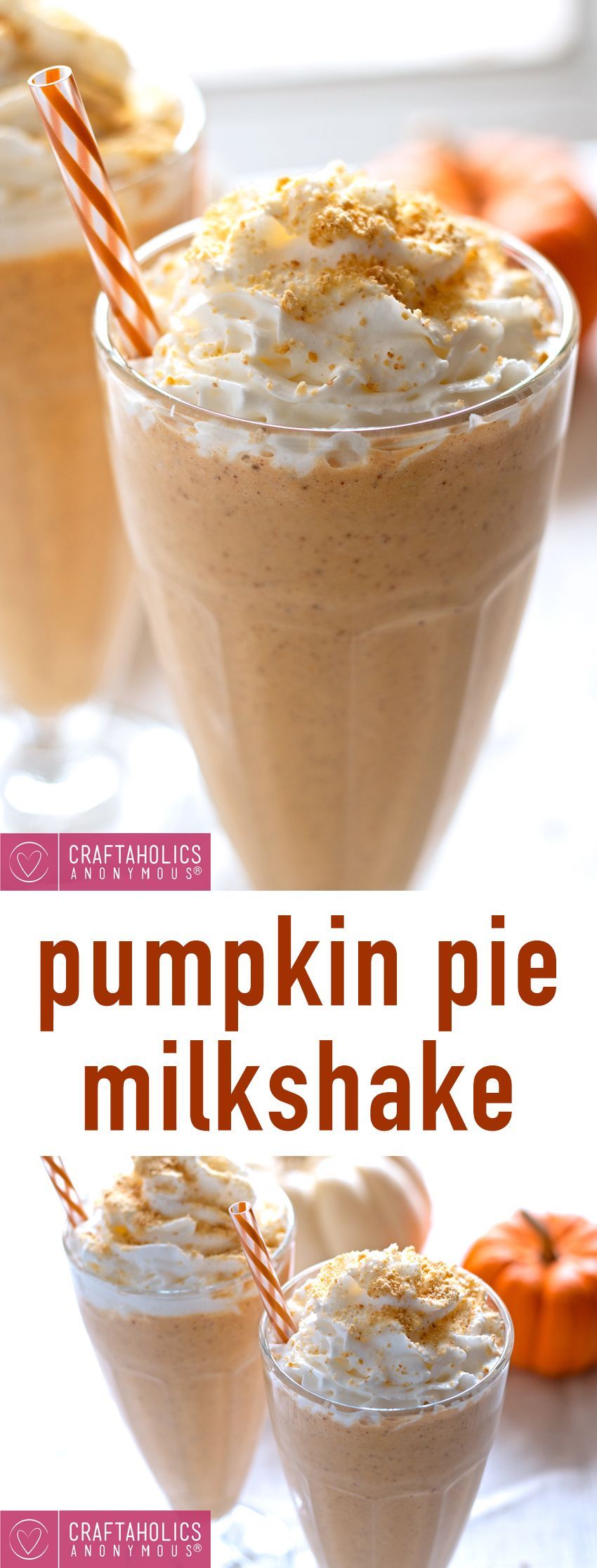 Amazing Pumpkin Pie Milkshake recipe || Yummy fall treat full of flavor and delici