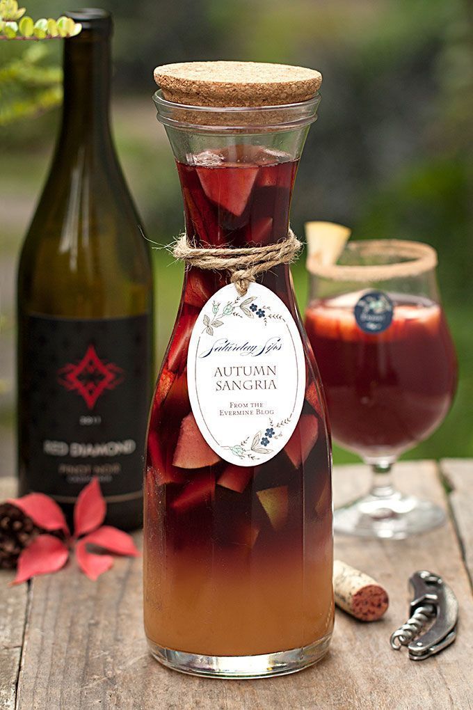 Autumn Sangria with Pinot Noir and Apple Cider | The Evermine Blog | www.evermine.