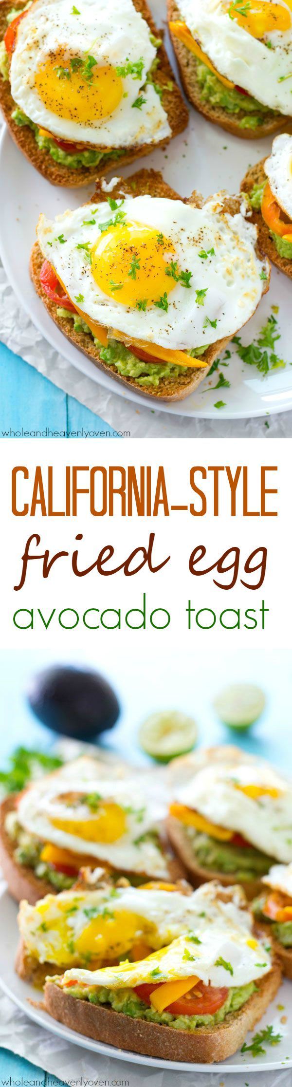 Avocado toast is given a fun California-style twist! This ultimate breakfast toast
