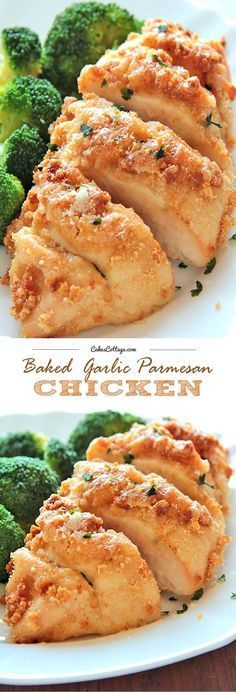 Baked Garlic Parmesan Chicken is a quick and delicious recipe, perfect for dinner