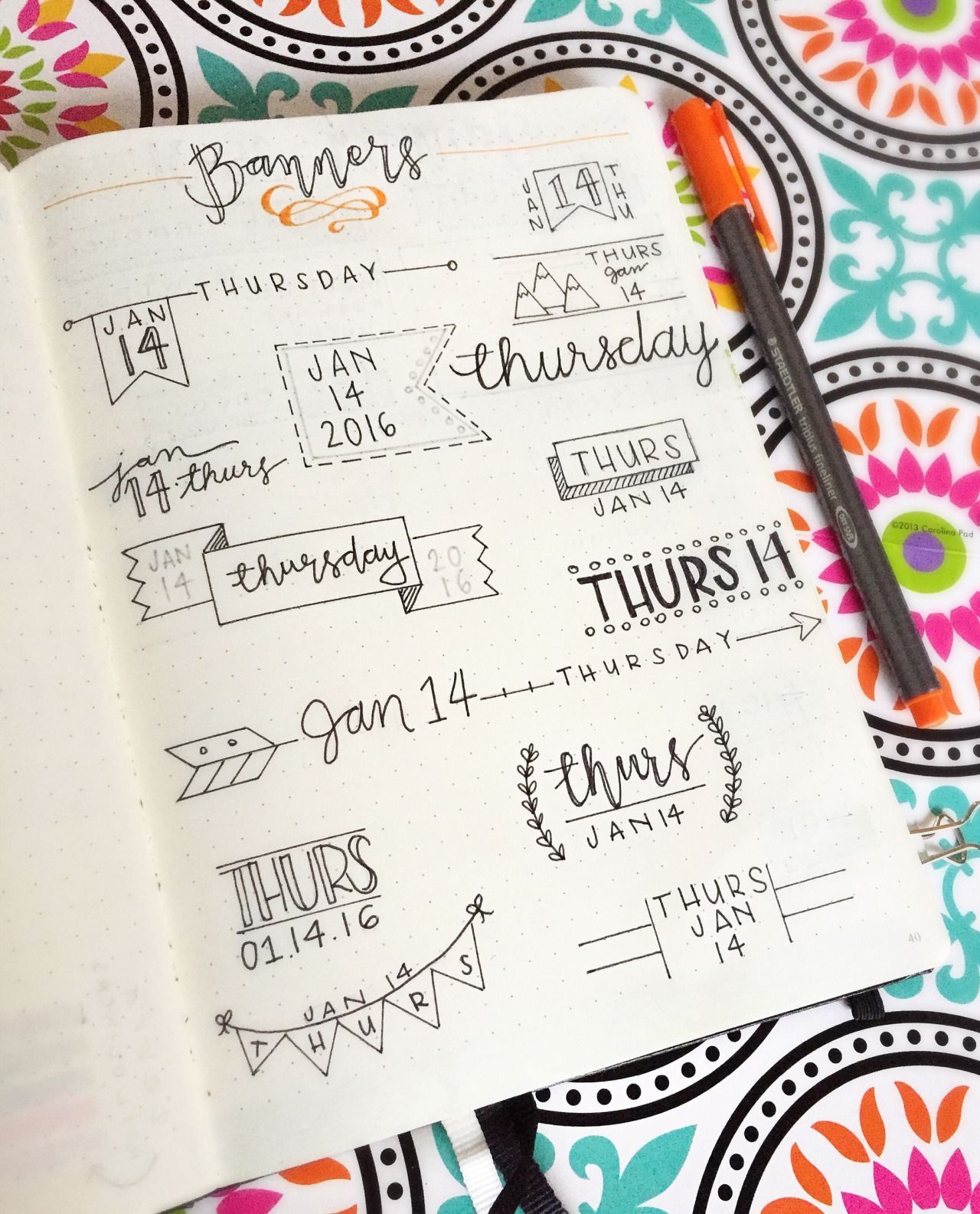 Bujo Banners