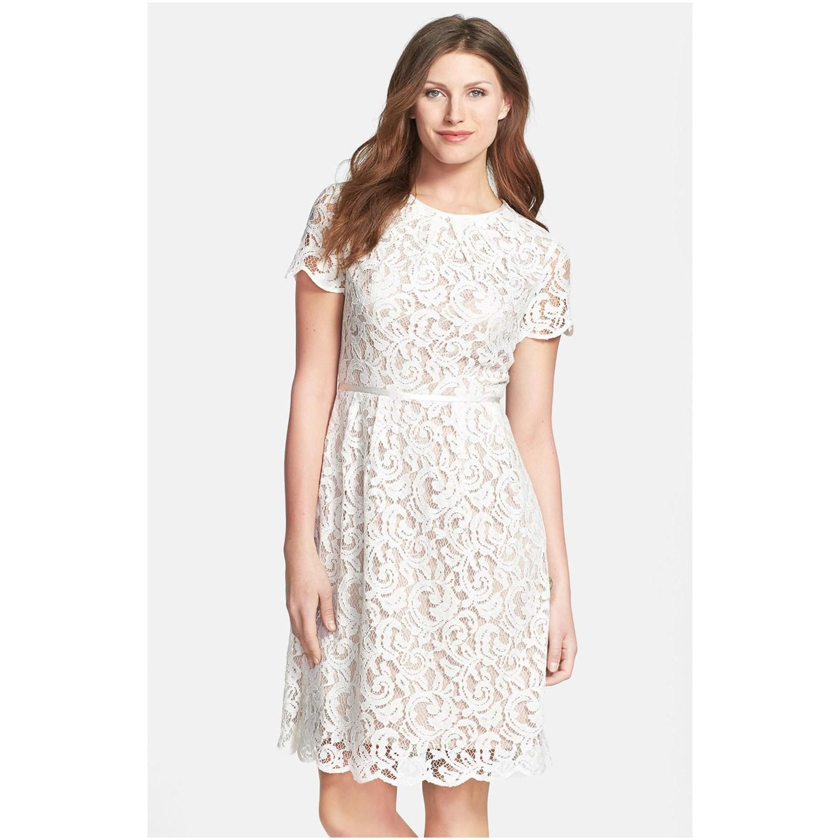 Scalloped Lace Dresses Collection